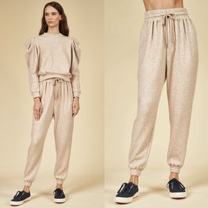 COPY - Hunter Bell Riley Joggers Soft Beige NWT Size Medium